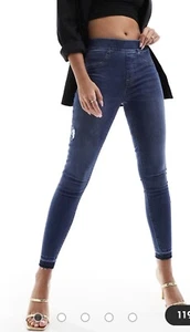 Spanx Skinny Distressed Jeans Jegging Legging XS Jeansblau - Bild 1 von 5