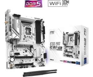 ASRock B760 Pro RS WiFi White Motherboard Intel B760 LGA 1700 ATX DDR5 - Picture 1 of 8