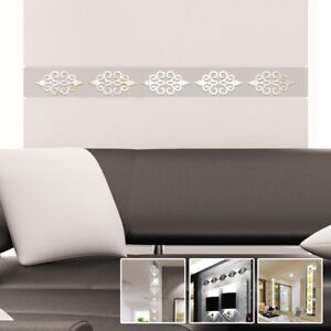 10pcs Modern Acrylic Mirror Wall Tile Sticker Art Decor Decal Home Decoration