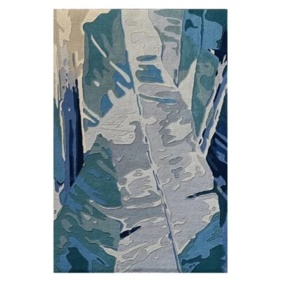 New Handmade Abstract Design Woolen Tufted Without Tariff & duty - Image 1 of 4