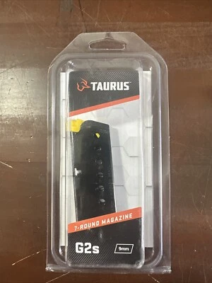 Cargador de pistola Taurus G2S 9 mm 7 redondo OEM, negro - 358-0007-01 envío rápido Foto 1 de 3