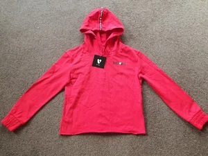 BNWT V By Very Girls Jogger Hodded Red Top Year 11 - Picture 1 of 4