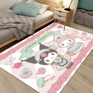Cinnamoroll My Melody Cute 3D Floor Mat KUROMI Carpet Non-Slip Room Doormat Rug - Picture 1 of 22