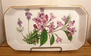 Spode Stafford Flowers 14" Oven Table Rectangular Baker Weigela Lavendar England - Picture 1 of 12