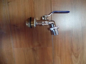 Regentonnenwasserhahn  Auslaufhahn Blau 1/2" Faß Wassertonne - Bild 1 von 2