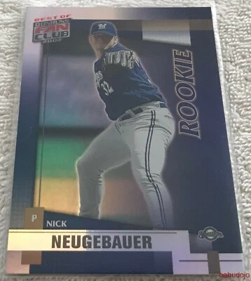 2002 Donruss Best of Fan Club NICK NEUGEBAUER #227 SN0364/1350 Milwaukee Brewers - Image 1 of 2