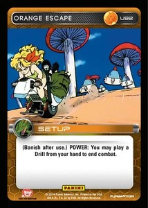 DBZ Dragon Ball Z TCG Card Panini Premiere U92 Orange Escape - Picture 1 of 1