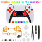 6-Color Lighting Upgrade LED D-Pad Analog Thumbstick Button For PS5 Controller