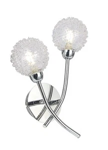 Lámparas de pared de malla modernas para interiores 2 vías lámparas gemelas accesorios de iluminación - Imagen 1 de 3
