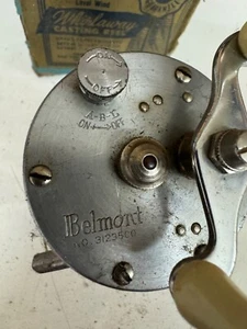 Mulinello da pesca Belmont 3123500 vintage con scatola mulinello vintage Whirlaway TR 4 casting - Foto 1 di 8