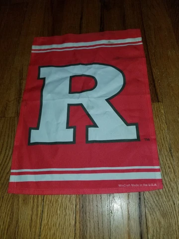 Rutgers University Garden Flag College NCAA New Jersey WinCraft Red White 11x15" Cover