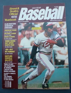 Street and Smith's official 1978 Baseball Yearbook Rod Carew Minnesota Twins  - Picture 1 of 2