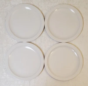 Set of 4 Texas Ware White Melamine 10-1/4" Dinner Plates 139 - Picture 1 of 5