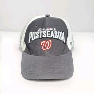 New Era Washington Nationals 2014 MLB Post Season Hat 47MVP Trucker Cap hat - Picture 1 of 8