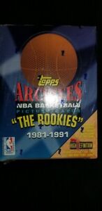 TOPPS ARCHIVES NBA BASKETBALL "THE ROOKIES" 1981-1991 CARDS SEALED BOX