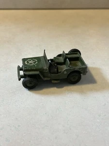 JEEP VINTAGE DINKY TOYS WILLYS ESERCITO MECCANICO MADE IN ENGLAND - Foto 1 di 5