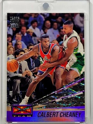 1993 Topps Stadium Club Members Only Beam Team #27 Calbert Cheaney Rare NBA - Image 1 of 2
