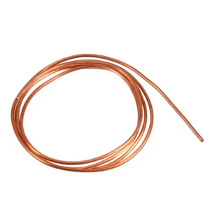 2M Soft Copper Tube Pipe OD 4mm X ID 3mm For Refrigeration Plumbing LLI - Picture 1 of 6
