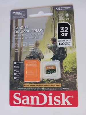 SanDisk Outdoor Plus 32 GB MicroSDHC - Image 1 of 2