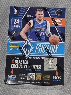 2023/24 PANINI PHOENIX BASKETBALL FACTORY SEALED BLASTER BOX DEBUT EDITION NBA  - Image 1 of 2