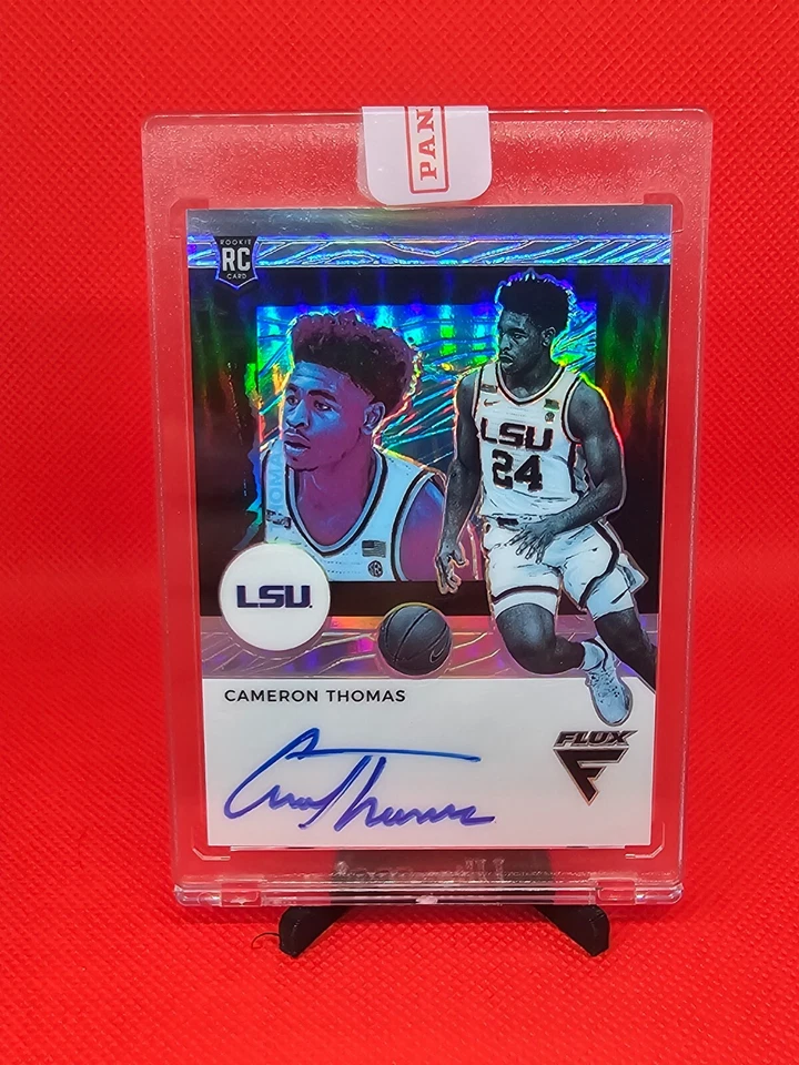 2021-22 Panini Chronicles Draft CAMERON THOMAS BLUE AUTO Autograph RC Rookie /49 - Image 1 of 2