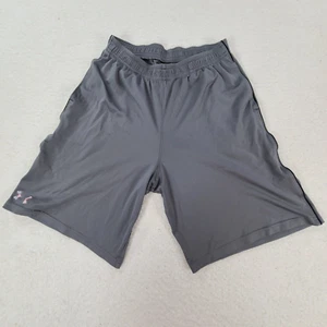 Under Armour Shorts Boys Medium Gray Training Workout Gym Athletic Youth Kids - Picture 1 of 11