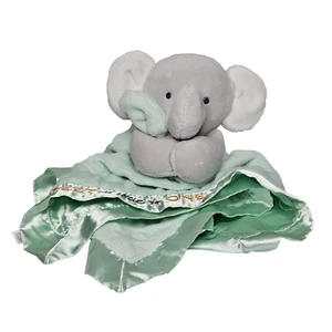 Carters Elephant Lovey Sweet Little One coperta di sicurezza verde menta sonaglio 15" - Foto 1 di 14