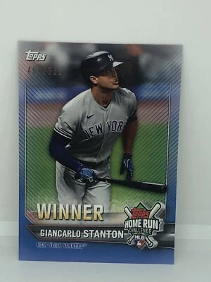 2021 Topps - GIANCARLO STANTON - August Home Run Challenge WINNER /530 - Image 1 of 3