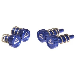 APICO TRIALS BRAKE AND CLUTCH LEVER ADJUSTER SET BLUE AJP/BRAKTEC GAS GAS ETC - Picture 1 of 1
