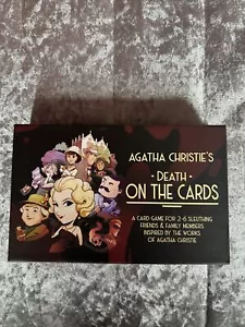 Agatha Christies: Death On The Cards: Card Game Travel Game 100% Complete VGC - Picture 1 of 1