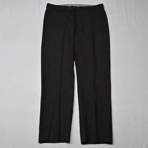 Ballin 36x32 Brown Flannel 100% Wool M78289244 Straight Leg Mens Dress Pants - Picture 1 of 9