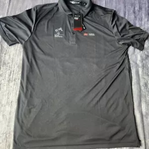 Polo Travis Mathew Nuevo con Etiquetas Para Hombre Coto Performance Negro Talla Grande Logo Robótica - Imagen 1 de 12