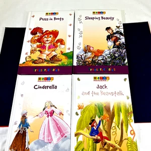 New Treasured Tales Book Set Kids Early Readers 4 HC Glossy Fairytales Gift Lot - Bild 1 von 14