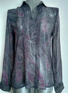 GAP long sleeve blouse size XS --BRAND NEW-- long sleeve grey - Picture 1 of 7