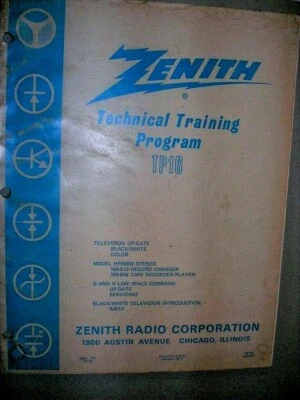 1977 Zenith Technical Training Program TP16 TV Stereo Space Command  - Image 1 of 2