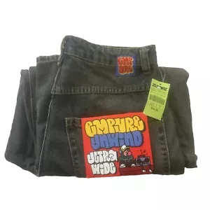 empyre jeans 28 Women’s Sk8 Ultra Wide Dirty Dark Wash Zumiez - Picture 1 of 11