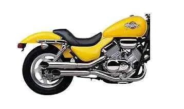 Silenciador de escape Cobra cromado 3,5 pulgadas corte de barra deslizable Honda Magna 750 94-03 Foto 1 de 4