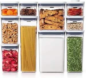 Juego de contenedores de almacenamiento de alimentos OXO Good Grips POP - 10 piezas - Imagen 1 de 9