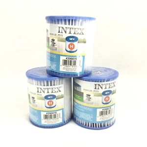 (3) Intex 29007E Type H Easy Set Filter Cartridge Replacement for Swimming Pools - Picture 1 of 5