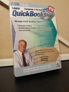 Video Professor Learn QuickBooks Complete CD-Rom Software Set New Sealed - Picture 1 of 2
