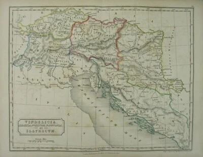 Antique Map of Central Europe by Samuel Butler 1848 - Image 1 of 3