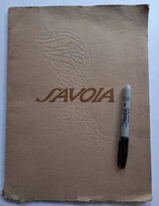 ANTIQUE ITALIAN SAVOIA AVIATION BROCHURE PUBLICATION, GABRIEL D´ANNUNZIO LETTER - Bild 1 von 23