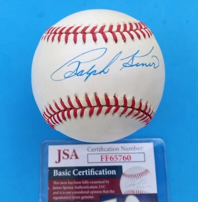 Ralph Kiner JSA COA AUTOGRAPHED SIGNED OMLB BASEBALL (William White era) Pirates - Image 1 of 4