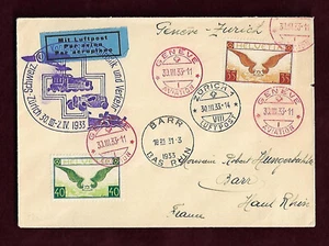 Kongress Touristik Zürich 1933 Geneve Aviation 30.III.33 - Barr Bas Rhin ; 62131 - Bild 1 von 2