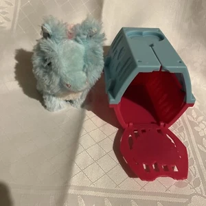 Scruff A Luvs Pet Dog Puppy & Carrier 4” Tall - Picture 1 of 9