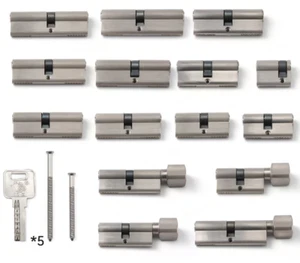 Zylinderschloss Drehknaufzylinder Garage B Profilzylinder  SET selbst auswählen - Bild 1 von 19