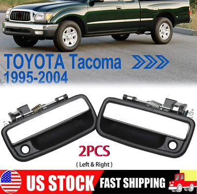 For Toyota Tacoma 1995-04 Front Outside Outer Door Handle Pair 6921035030 769MX Foto 1 de 4