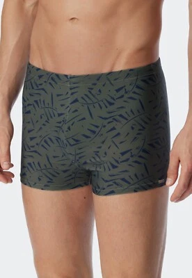 Schiesser Aqua Uomo Pantaloncini da Bagno Retrò Schwimmshort Tg. 5-9 M-3XL Bagno - Immagine 1 di 3