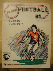 ALBUM FOOTBALL panini football 81 sup a pif 619 incomplet manque 55% d'images - Imagen 1 de 3