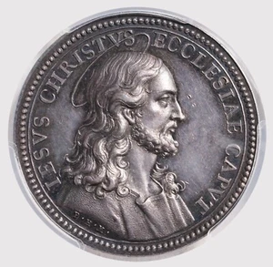 1712, Augsburg (City). Scarce Silver "Salvator" Medal by P.H. Muller. PCGS UNC+ - Picture 1 of 3